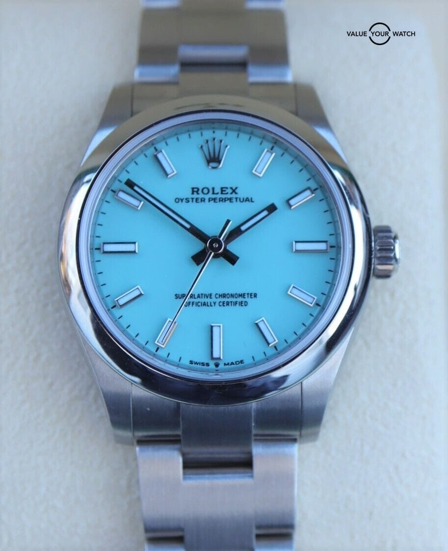 Rolex Oyster Perpetual 31mm 277200 Tiffany Blue Boxes Papers