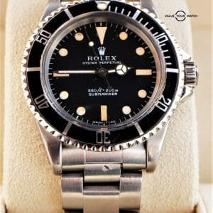 1969 Rolex Submariner 5513 No Date Stainless Steel 40mm