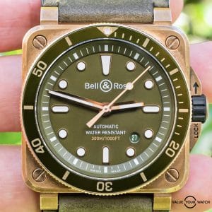 Bell & Ross BR 03-92 Diver Green Bronze Limited Edition of 999 BR0392-D-G-BR/SCA