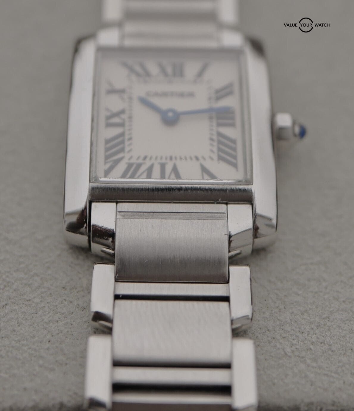 Cartier Tank Ladies Francaise 2384 Small Stainless Steel - Image 3