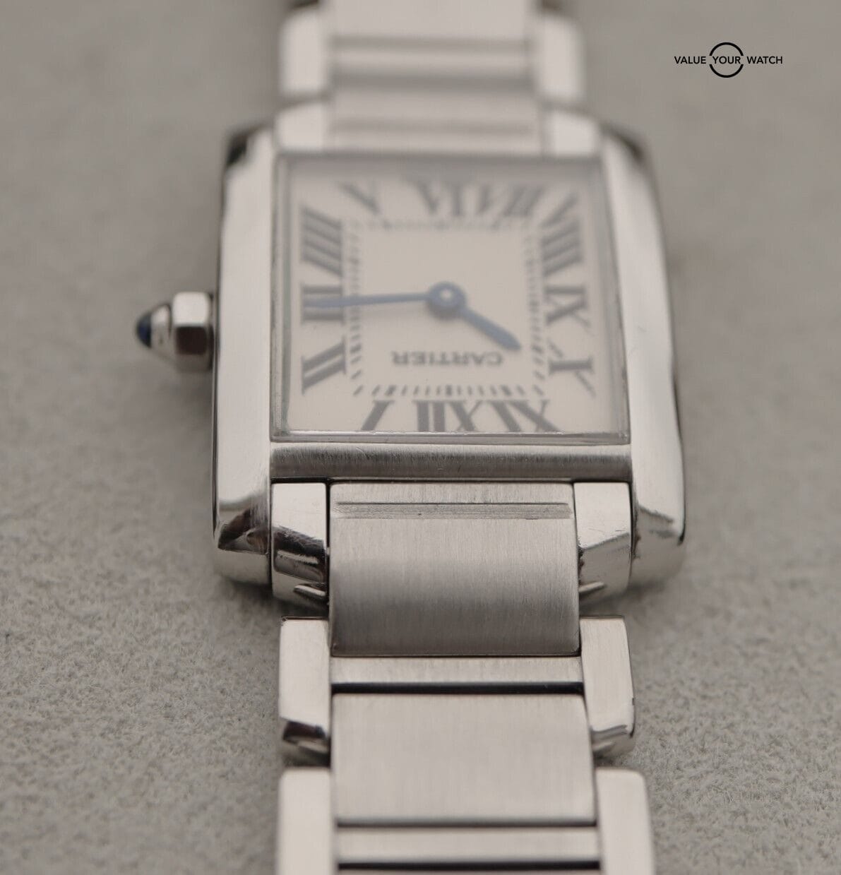 Cartier Tank Ladies Francaise 2384 Small Stainless Steel - Image 4
