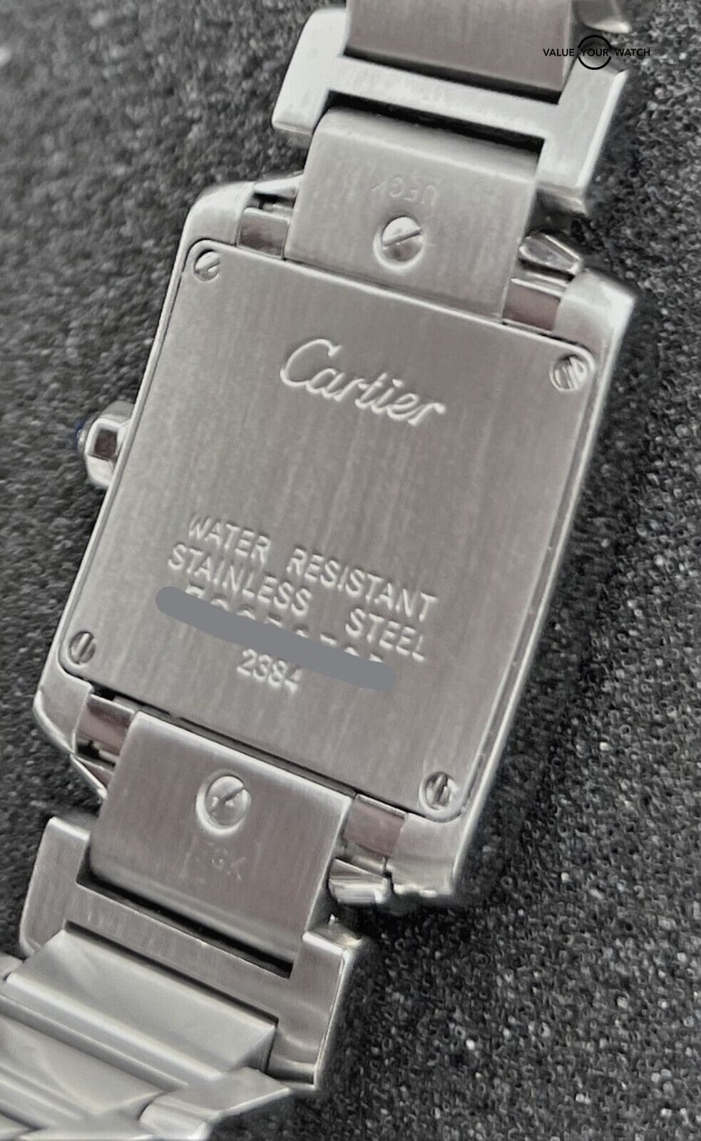 Cartier Tank Ladies Francaise 2384 Small Stainless Steel - Image 5