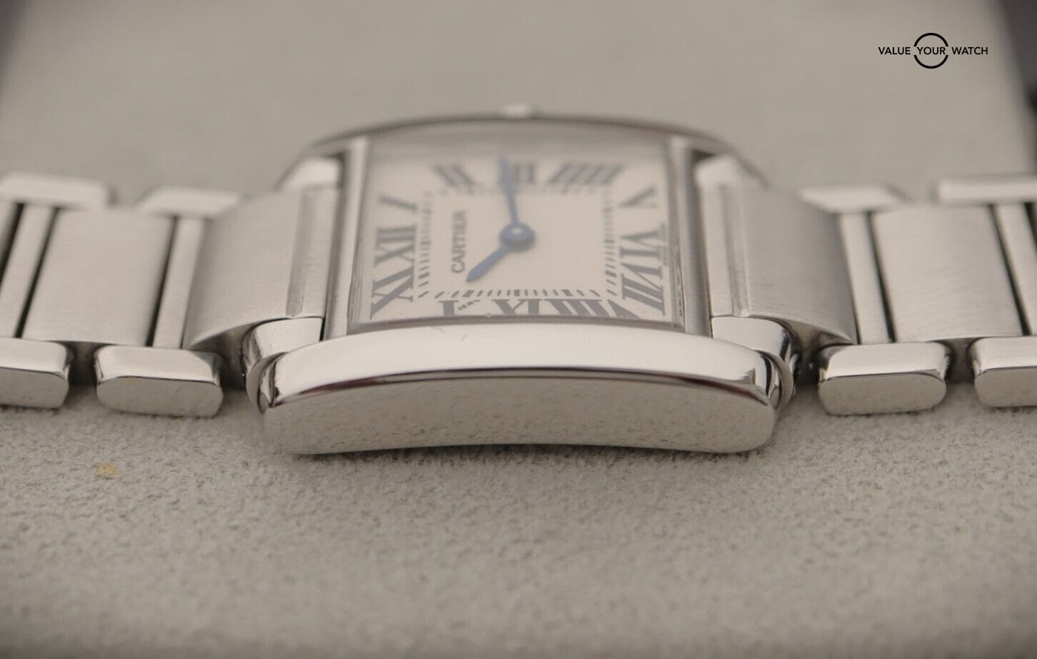 Cartier Tank Ladies Francaise 2384 Small Stainless Steel - Image 6