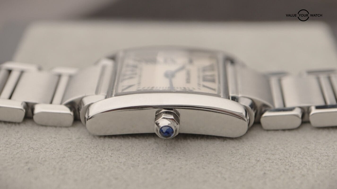 Cartier Tank Ladies Francaise 2384 Small Stainless Steel - Image 7