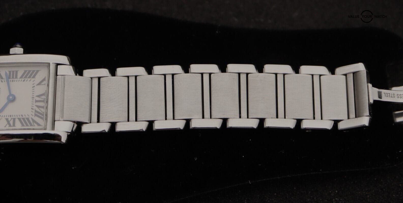 Cartier Tank Ladies Francaise 2384 Small Stainless Steel - Image 10