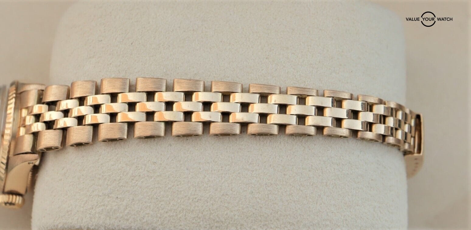 Rolex Ladies Datejust 6517 18K Yellow Gold Champagne Dial - Image 5