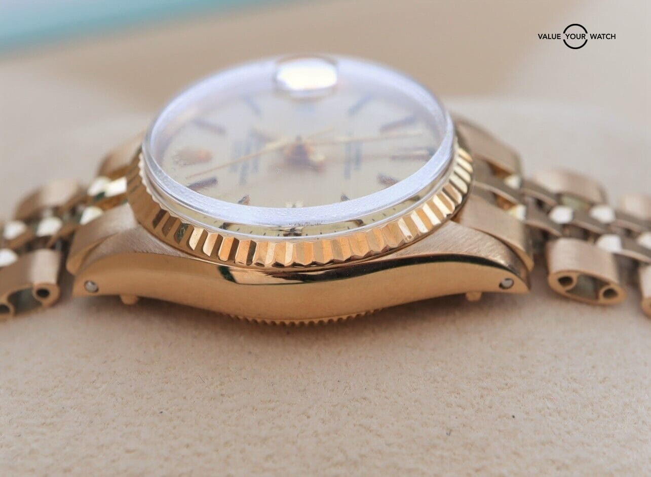 Rolex Ladies Datejust 6517 18K Yellow Gold Champagne Dial - Image 9