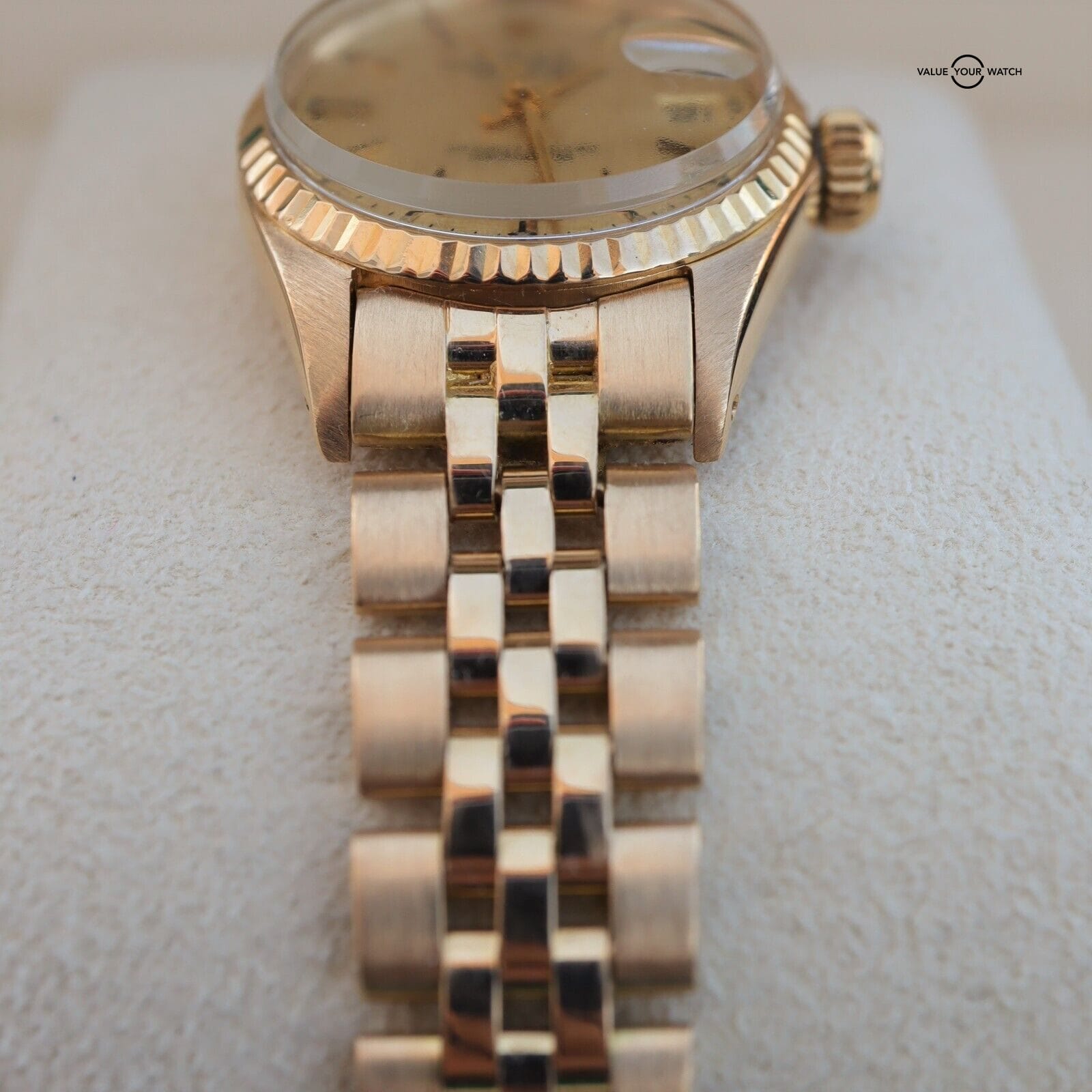 Rolex Ladies Datejust 6517 18K Yellow Gold Champagne Dial - Image 11