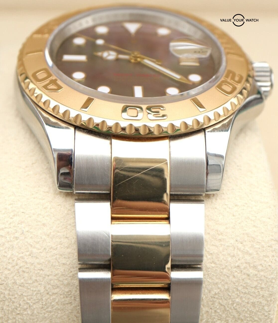 Rolex Yacht-Master 16623 Tahitian Mother of Pearl 18K Yellow Gold & SS 40mm - Image 7