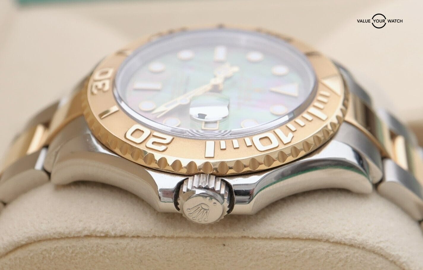 Rolex Yacht-Master 16623 Tahitian Mother of Pearl 18K Yellow Gold & SS 40mm - Image 13