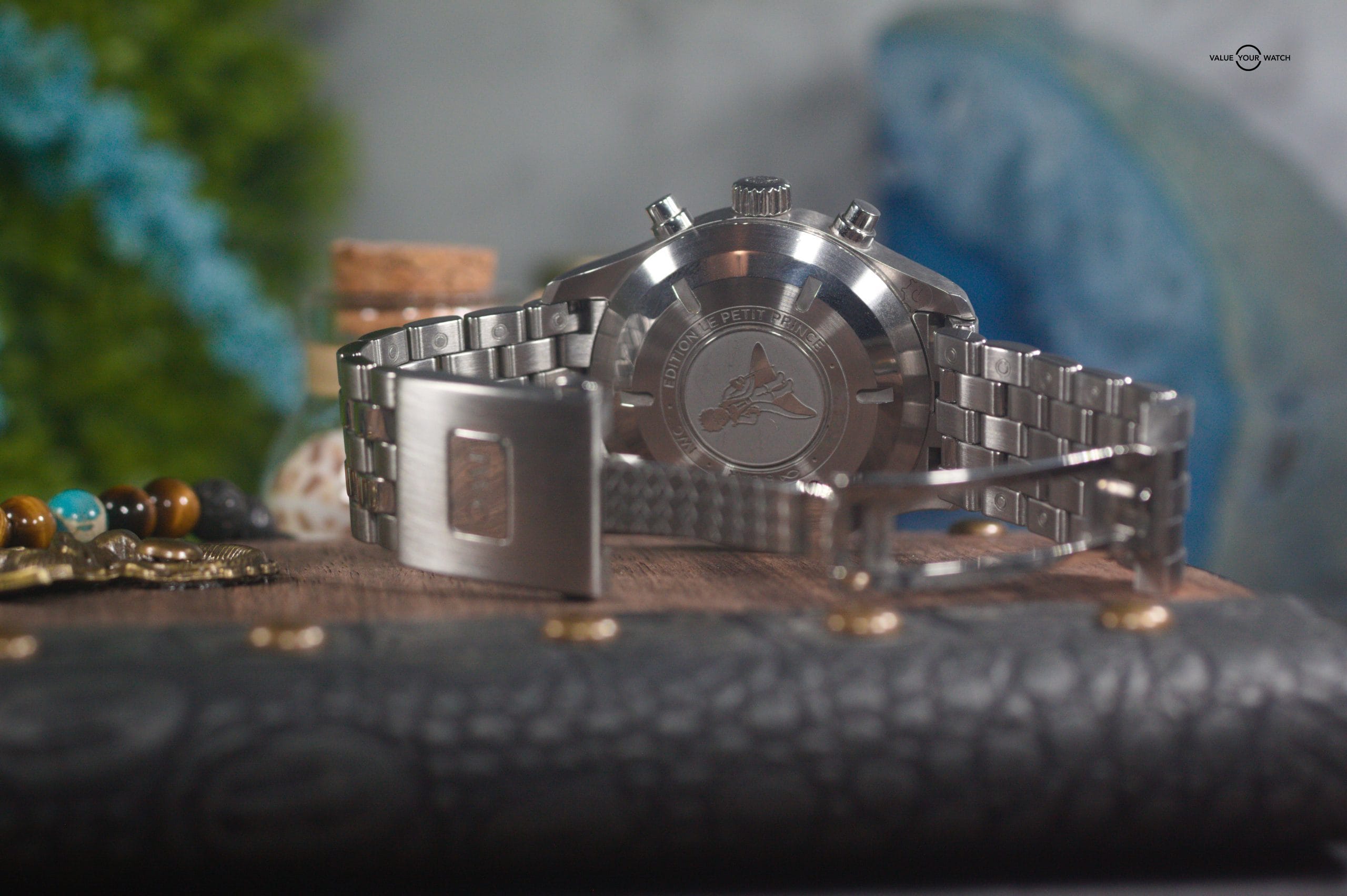 IWC Pilot Le Petit Prince IW377717 43mm Chronograph Stainless Steel Blue Box & Papers - Image 7