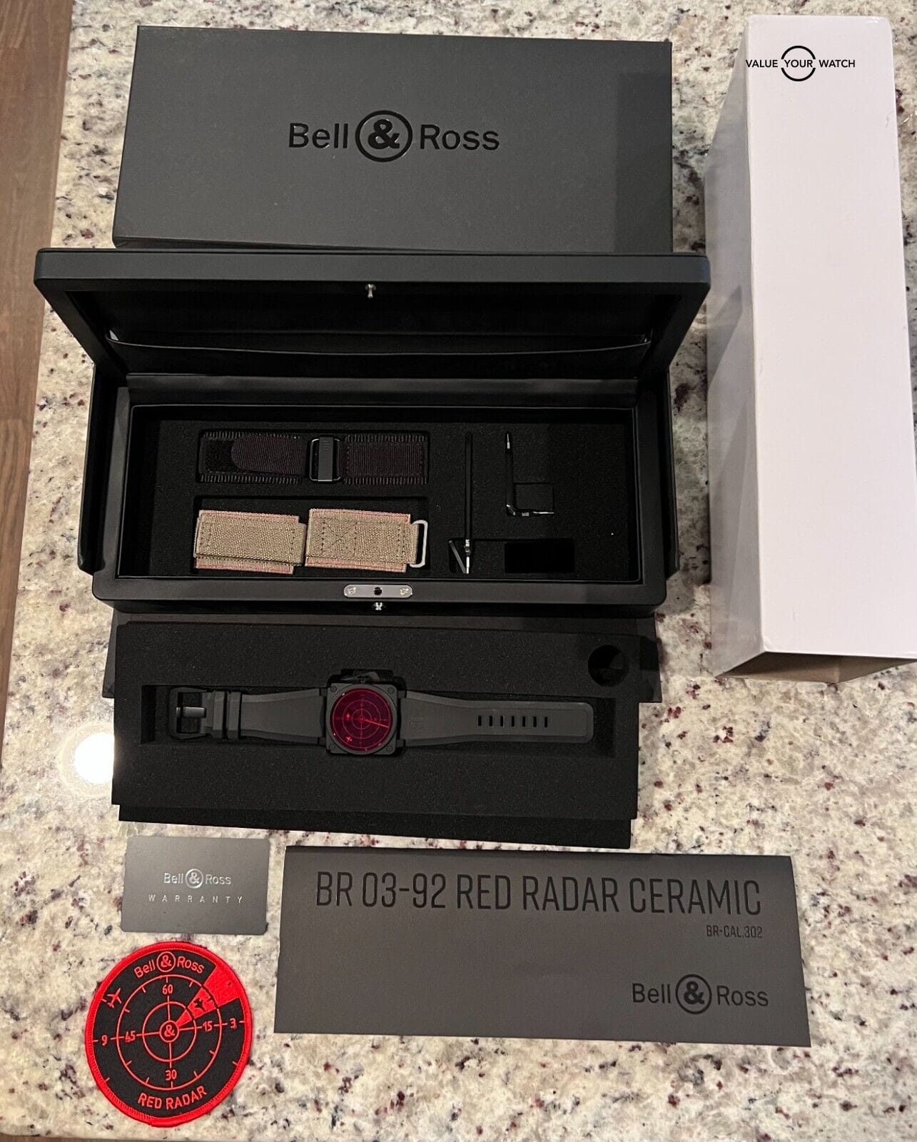 Bell & Ross Red Radar Ceramic BR 03-92 LE 999 Pieces BOXES/PAPERS! - Image 14