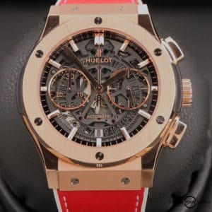 Hublot Classic Fusion Aerofusion 45mm 18K Rose Gold Skeleton Dial Boxes/Papers