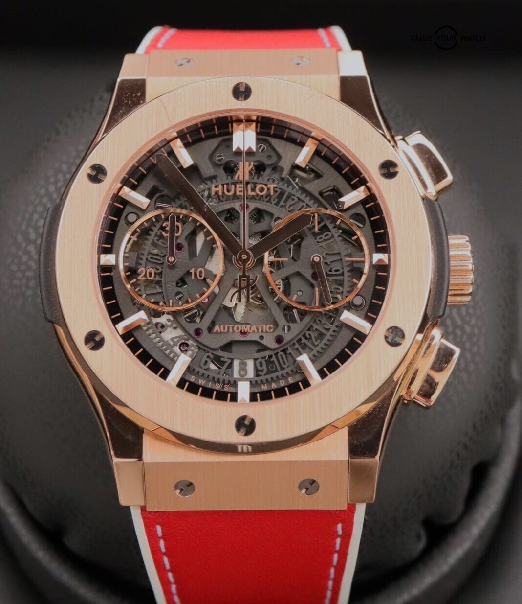 Hublot Classic Fusion Aerofusion 45mm 18K Rose Gold Skeleton Dial Boxes/Papers