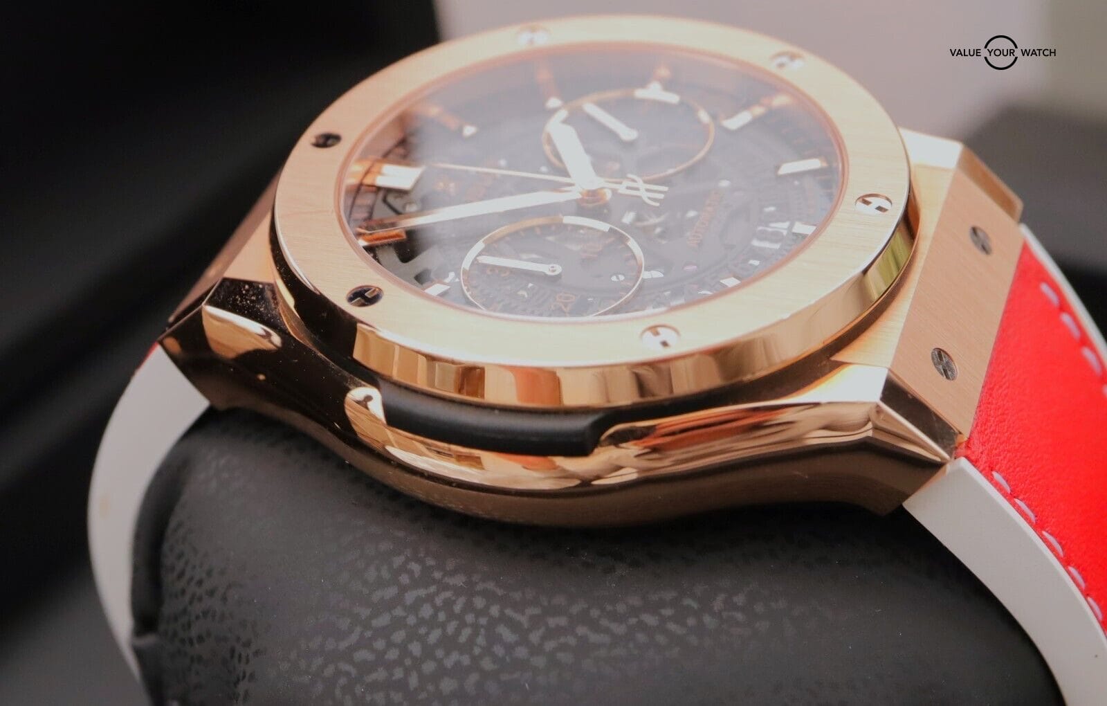 Hublot Classic Fusion Aerofusion 45mm 18K Rose Gold Skeleton Dial Boxes/Papers! - Image 10