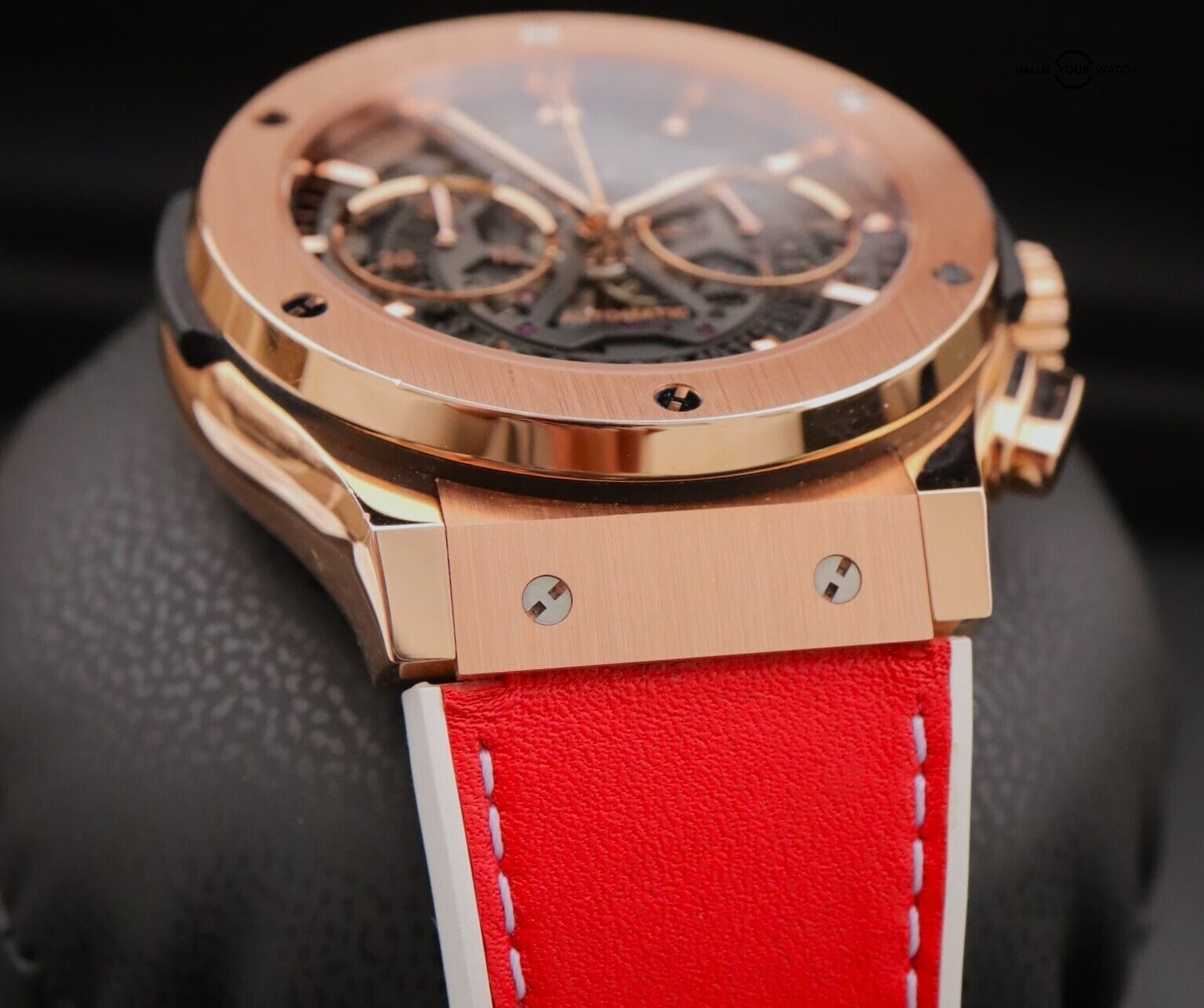 Hublot Classic Fusion Aerofusion 45mm 18K Rose Gold Skeleton Dial Boxes/Papers! - Image 14