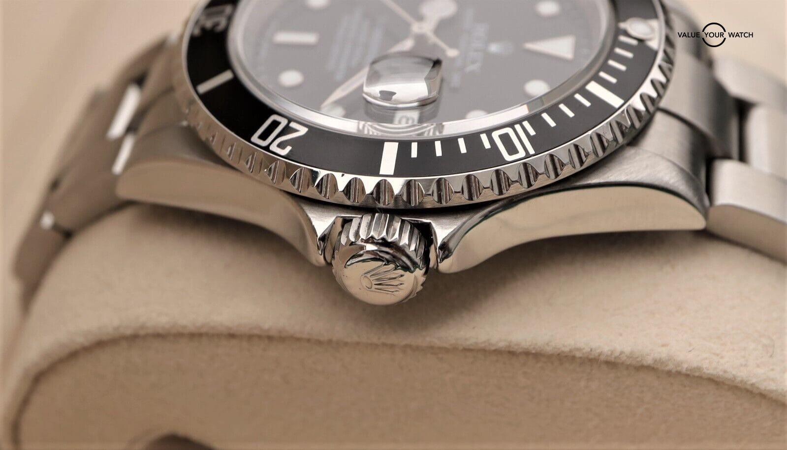 Rolex Submariner Date 16160 40mm No Holes Black Dial RARE Engraved Rehaut B&P - Image 13