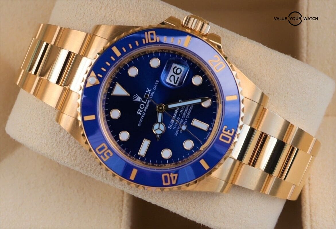 Rolex Submariner Date 126618LB 41mm 18k Yellow Gold Blue Dial Unworn Dec 2022 - Image 6