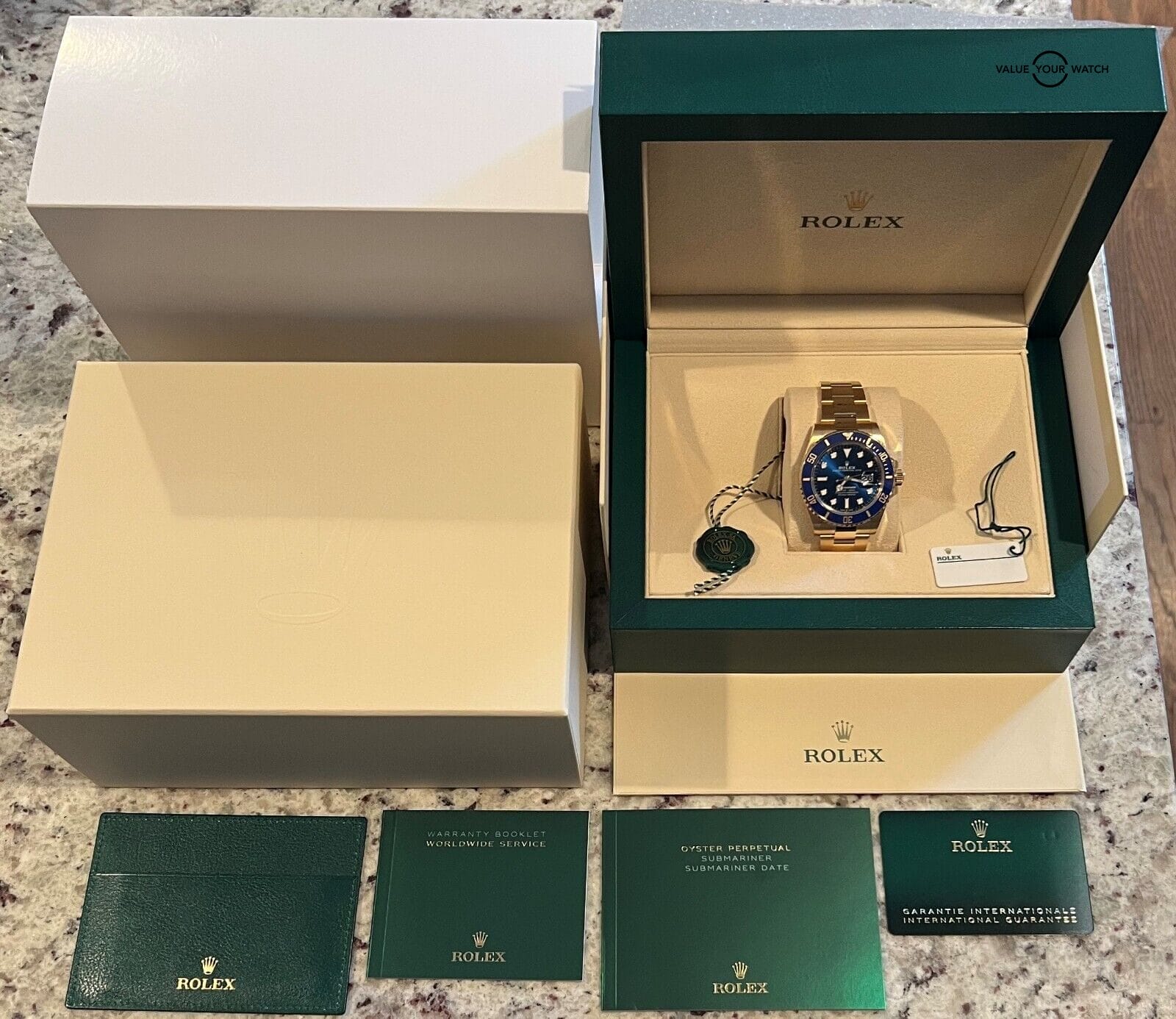Rolex Submariner Date 126618LB 41mm 18k Yellow Gold Blue Dial Unworn Dec 2022 - Image 15