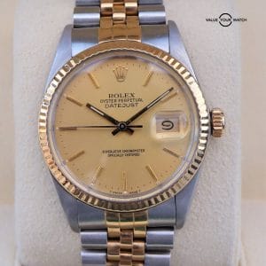 Rolex Datejust 36mm 16013 18K Yellow Gold & Stainless Steel  