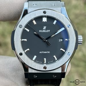 2022 42mm Black Hublot Classic Fusion Box/Papers $8,000 MSRP