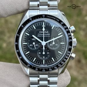 2021 42mm Omega Speedmaster Professional Moonwatch Sapphire Sandwich Box/Papers $7,200 MSRP