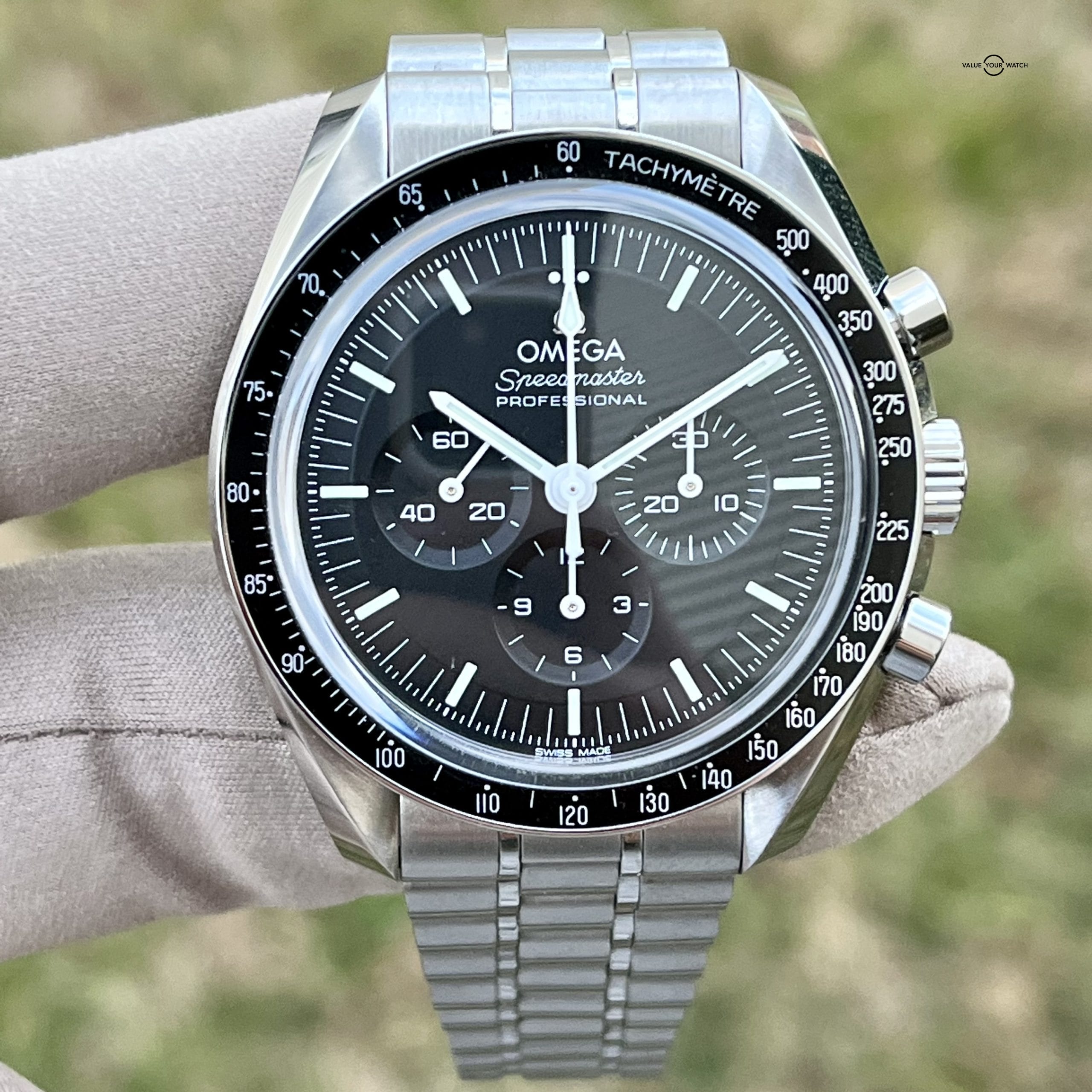 2021 42mm Omega Speedmaster Professional Moonwatch Sapphire Sandwich Box/Papers $7,200 MSRP - Image 2