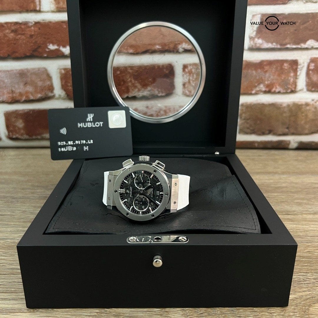 Hublot Classic Fusion Aerofusion 45mm Titanium Skeleton dial 525.NX.3270.LR - Image 8