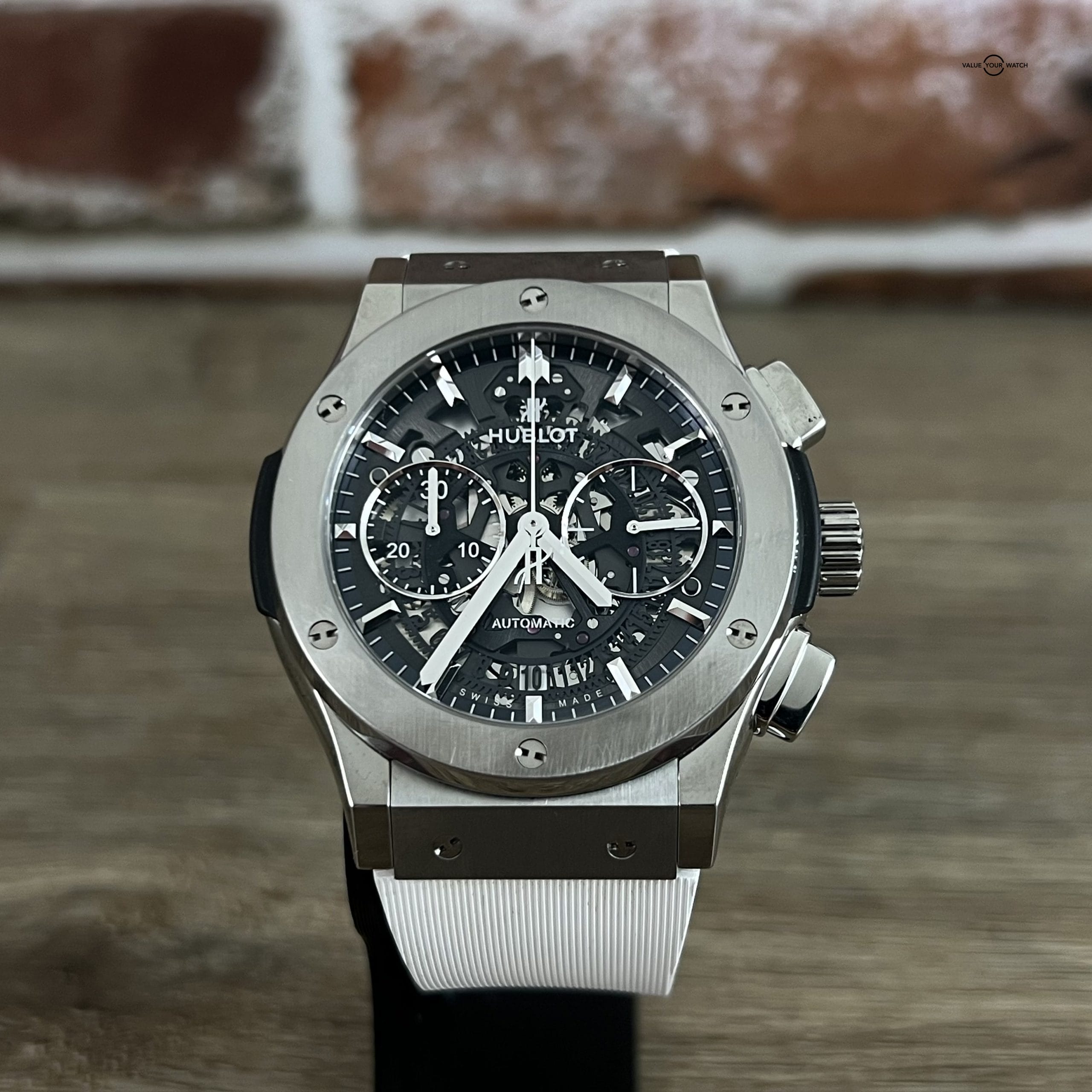 Hublot Classic Fusion Aerofusion 45mm Titanium Skeleton dial 525.NX.3270.LR