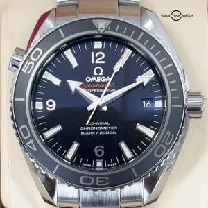 OMEGA Seamaster Planet Ocean 600M Co-Axial Chronometer Steel Black Dial 42 mm
