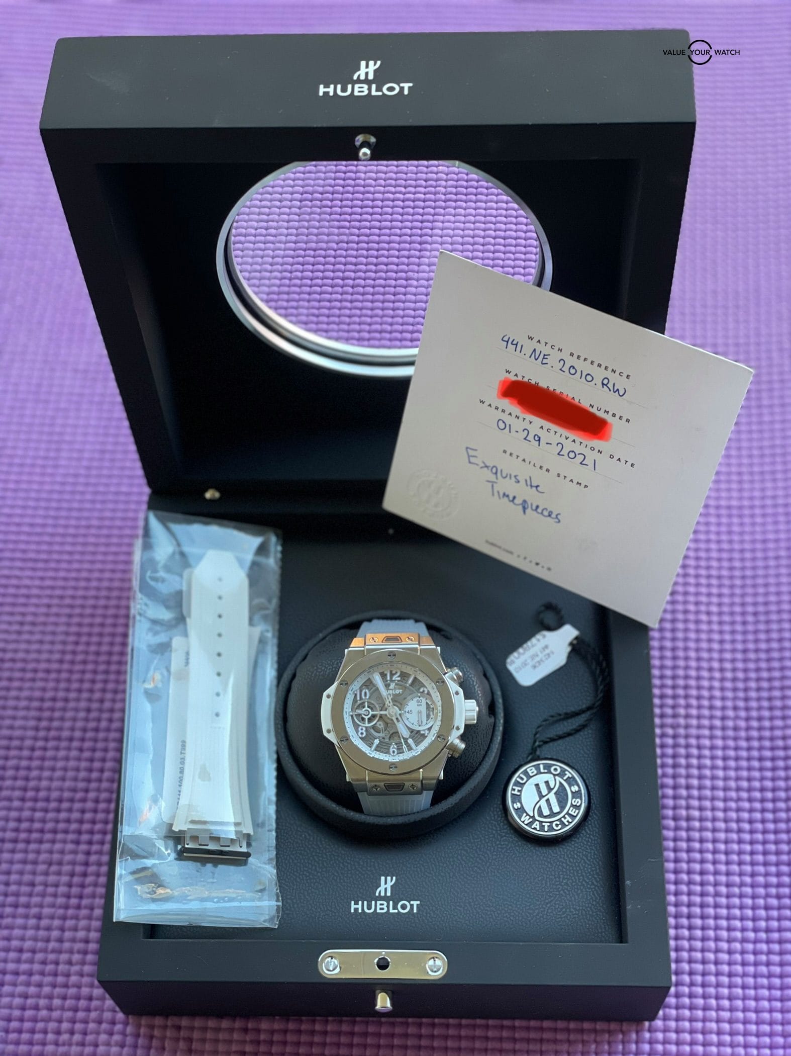 Hublot Big Bang Unico White Titanium 42MM Chronograph 441.NE.2010.RW - Image 9