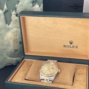 Rolex DateJust Champagne Two-Tone 36mm Vintage 16013