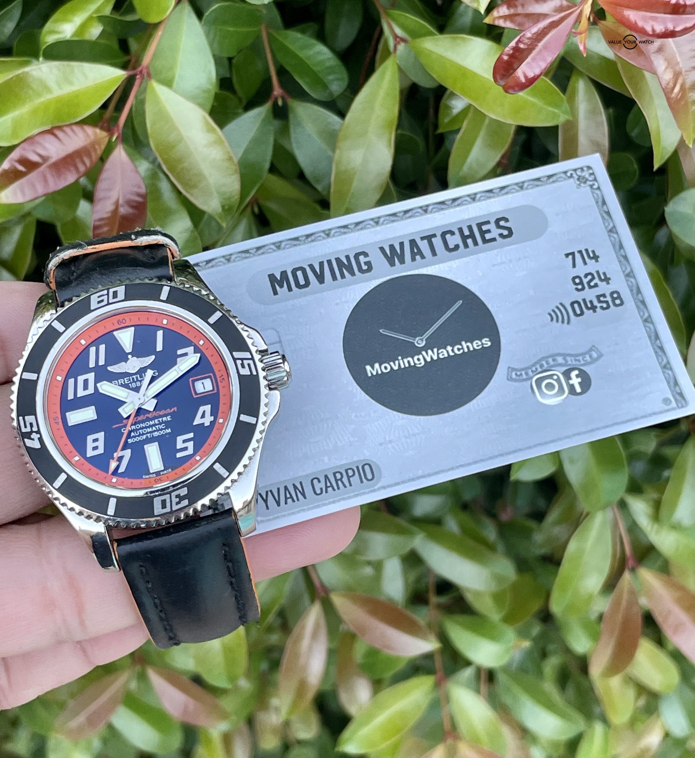 BREITLING Super Ocean Orange Abyss Black 42 Automatic A17364 Superocean Limited - Image 11