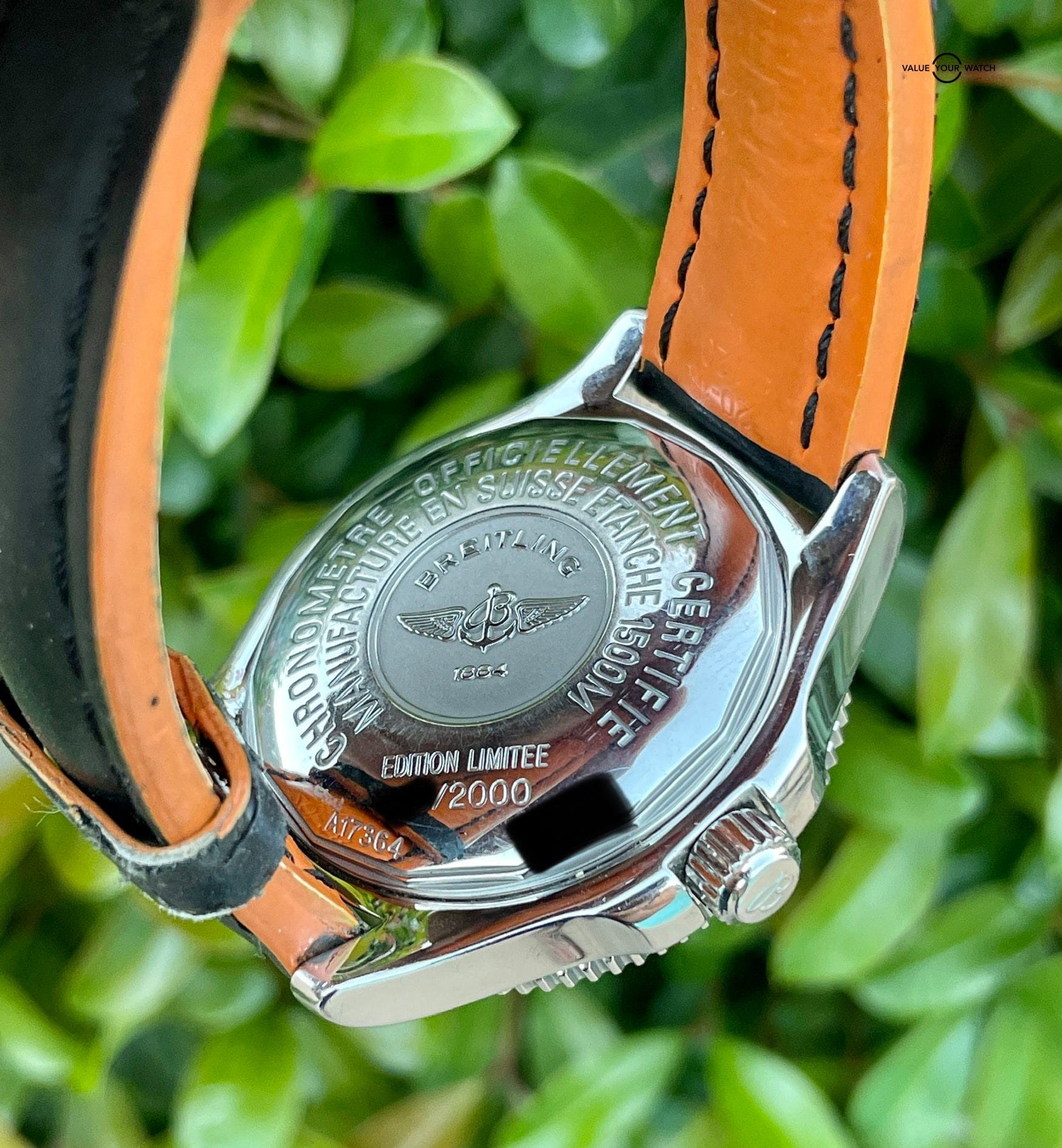 BREITLING Super Ocean Orange Abyss Black 42 Automatic A17364 Superocean Limited - Image 10