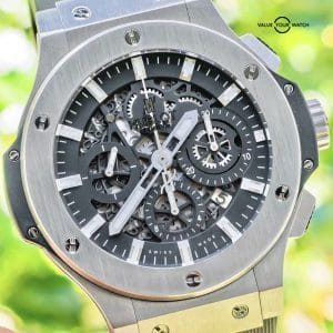 Hublot Aero Bang Big Bang 44 Steel Skeleton Boxes $17K MSRP 311.SX.1170.RX