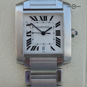 Cartier Tank Francaise Large Automatic Stainless Steel W51002Q3