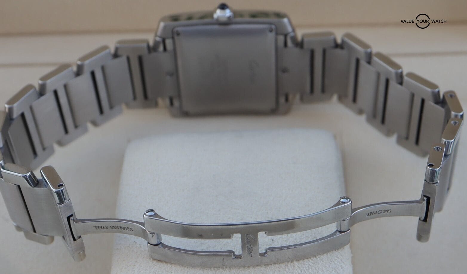 Cartier Tank Francaise Large Automatic Stainless Steel W51002Q3 - Image 9