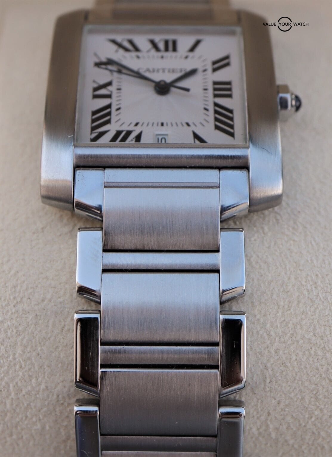 Cartier Tank Francaise Large Automatic Stainless Steel W51002Q3 - Image 11