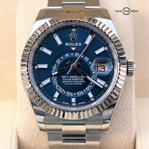 Rolex Sky-Dweller 326934 Blue Dial Stainless Steel 42mm Boxes/Papers/2021!