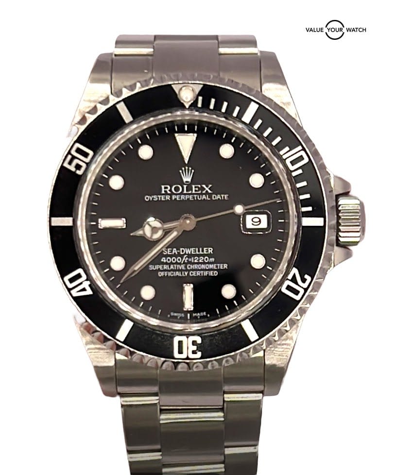 tuberkulose lyserød oxiderer Rolex Sea-Dweller 16600 40mm 2007 | Value Your Watch