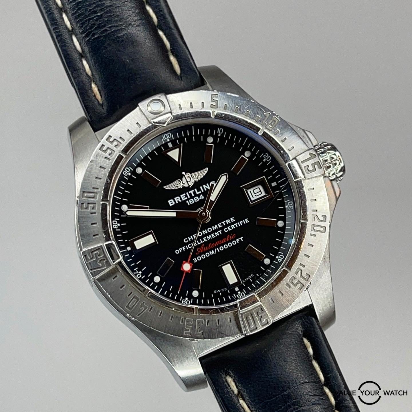 BREITLING Avenger Seawolf A17330 leather