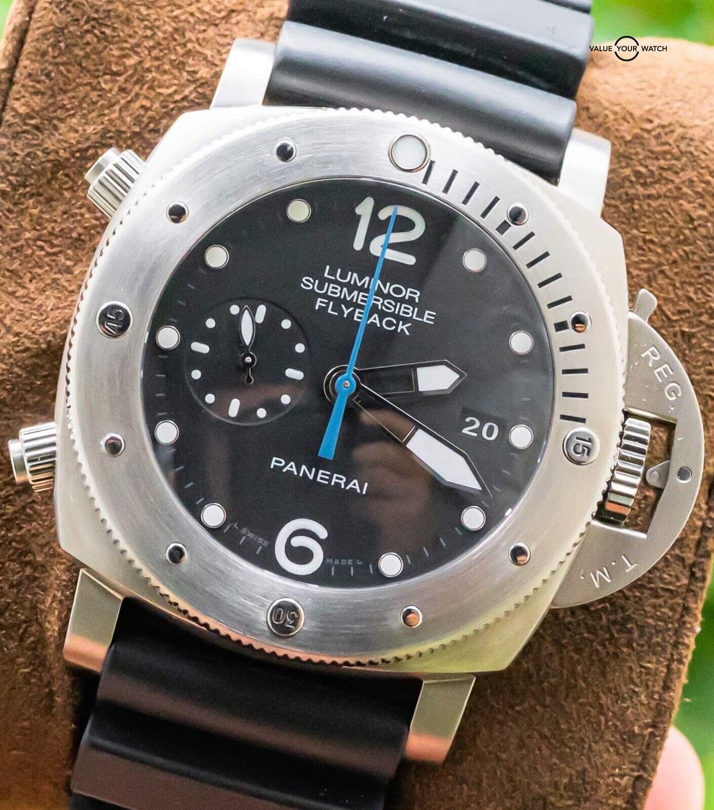 Panerai 614 Luminor Submersible Chrono Flyback 15K MSRP PAM00614