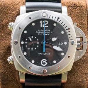 Panerai 614 Luminor Submersible Chrono Flyback $15K MSRP PAM00614 PAM 00614