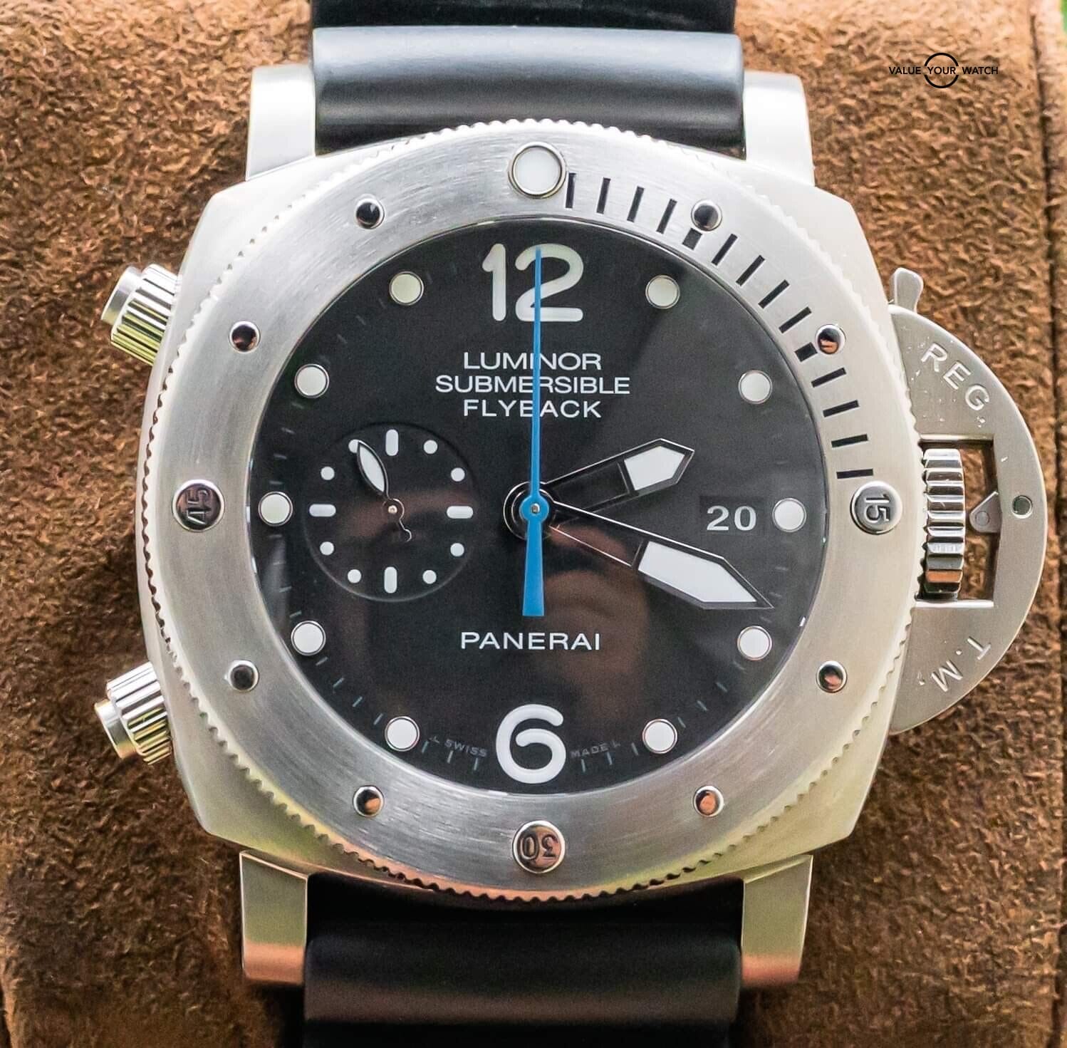 Panerai 614 Luminor Submersible Chrono Flyback 15K MSRP PAM00614