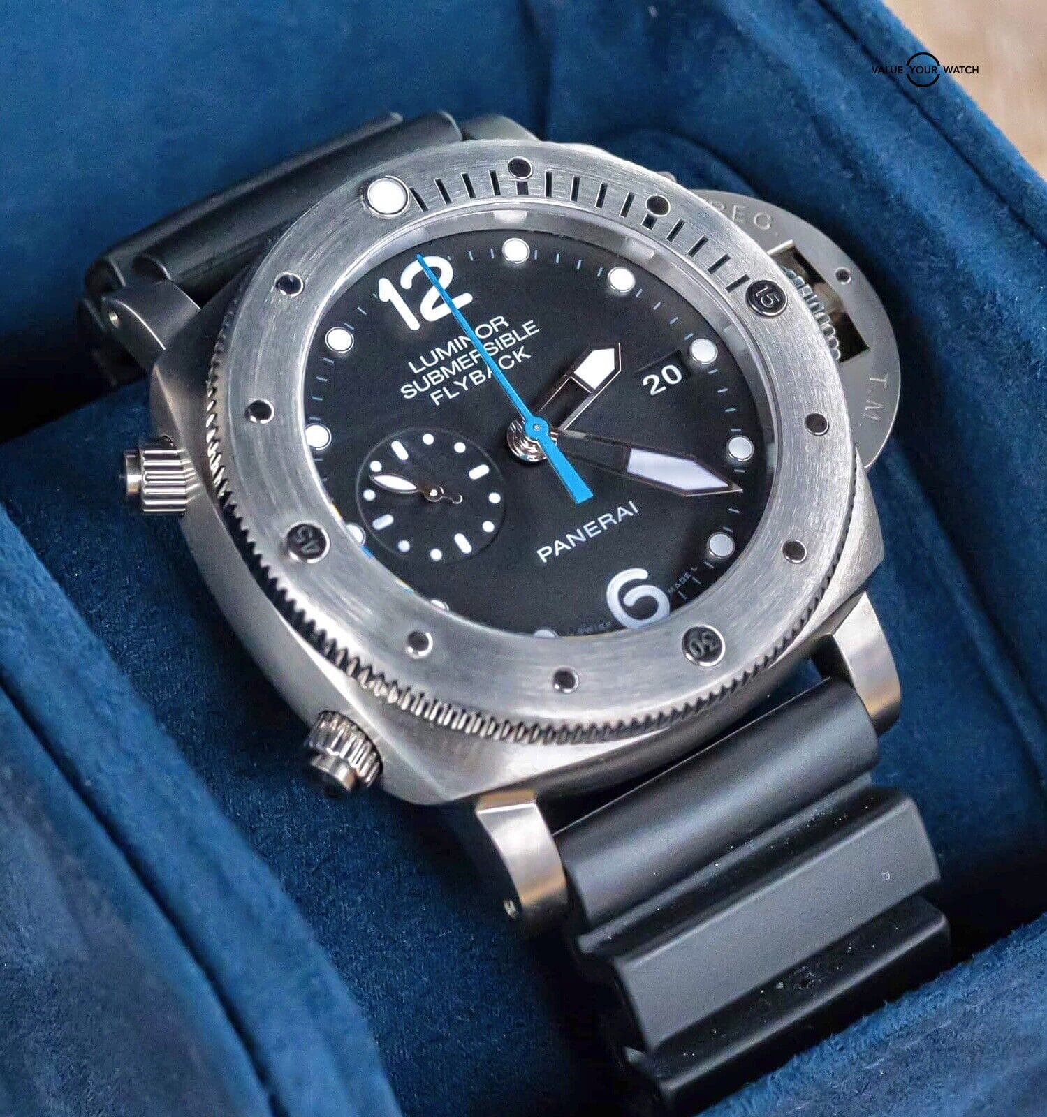 Panerai 614 Luminor Submersible Chrono Flyback 15K MSRP PAM00614