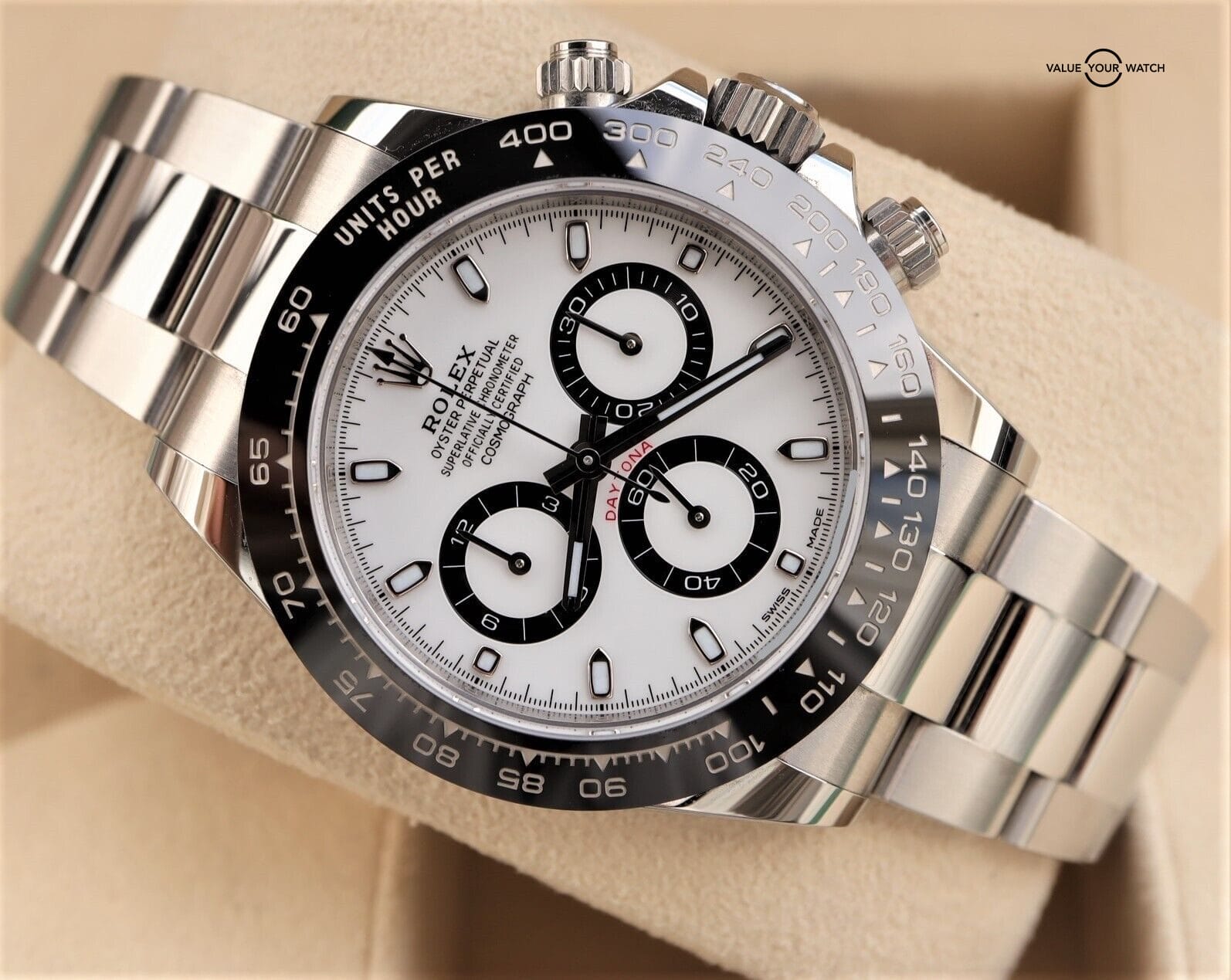 Rolex Cosmograph Daytona 116500LN White Ceramic Panda 2020 BOXES/PAPERS! - Image 7