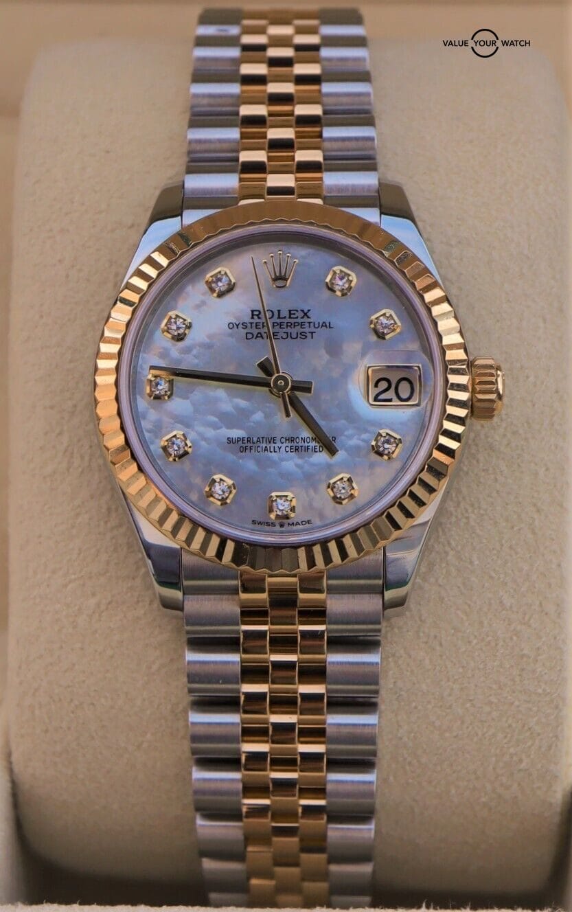 Rolex Datejust 31mm 18K Yellow Gold & SS Mother of Pearl 278273