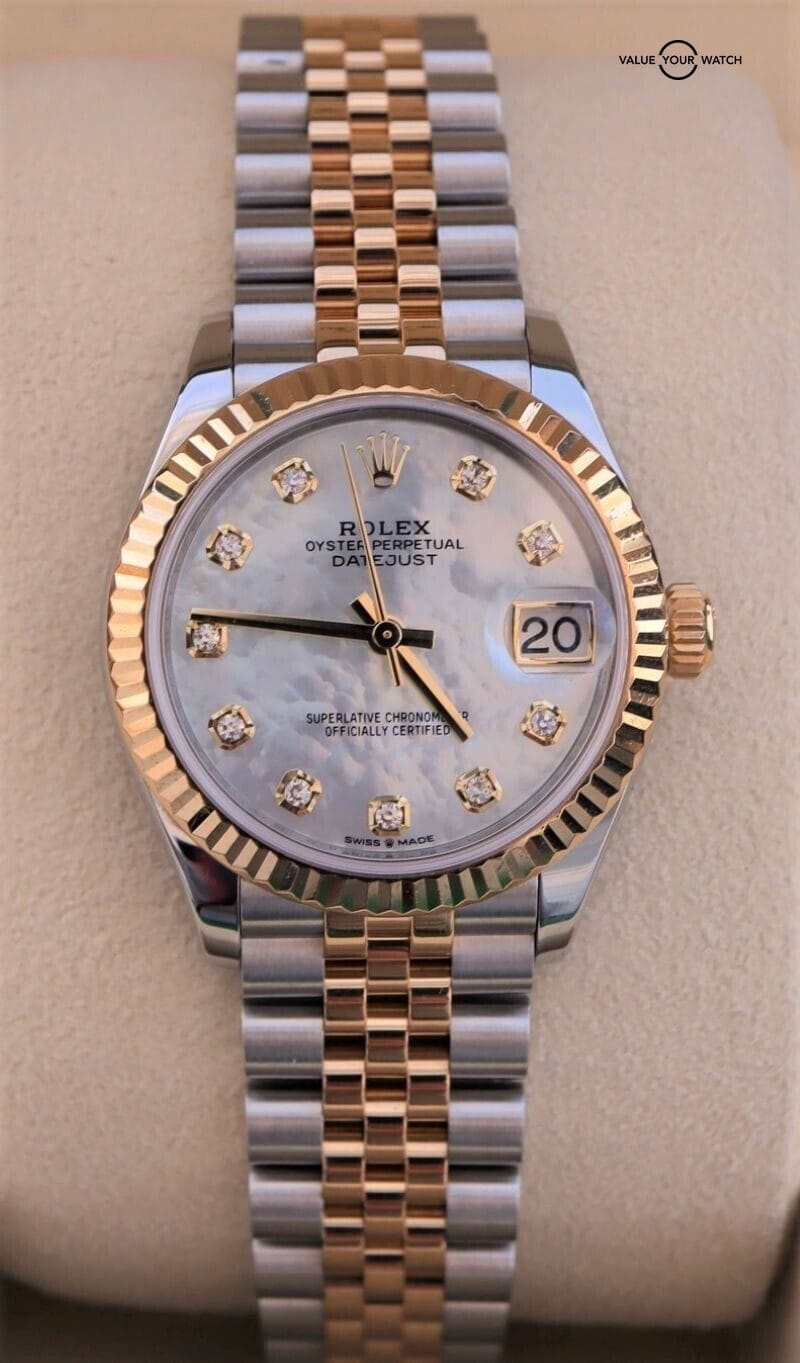 Rolex Datejust 31mm 18K Yellow Gold & SS Mother of Pearl 278273 BOXES/PAPERS! - Image 5