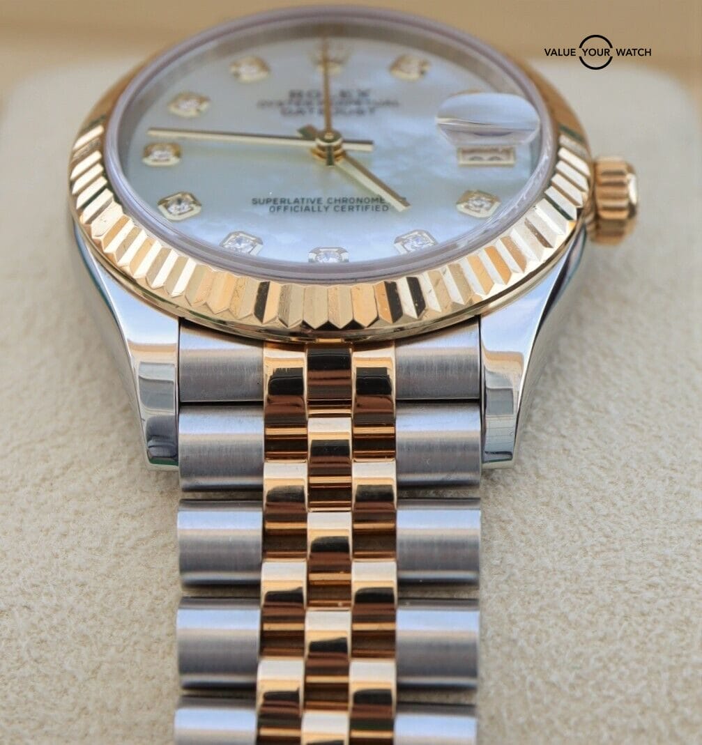 Rolex Datejust 31mm 18K Yellow Gold & SS Mother of Pearl 278273 BOXES/PAPERS! - Image 9