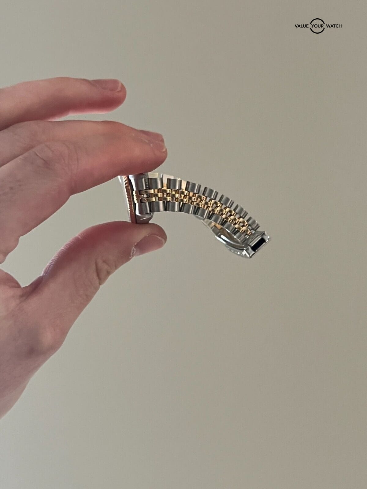 Rolex Lady Datejust 18K Yellow Gold & SS Blue Jubilee Arabic Dial RARE!! - Image 8